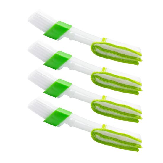 Car Vent Cleaning Brush with Dual-Head Soft Bristles Dashboard Interior Detailing Tool for Dust Removal Reusable Essential Auto Accessory