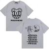 Radiohead 2026 Tour Merch Fashion T-Shirt, Unisex Aesthetic Loose Cotton Casual Short Sleeve, Harajuku Style Streetwear T-shirt