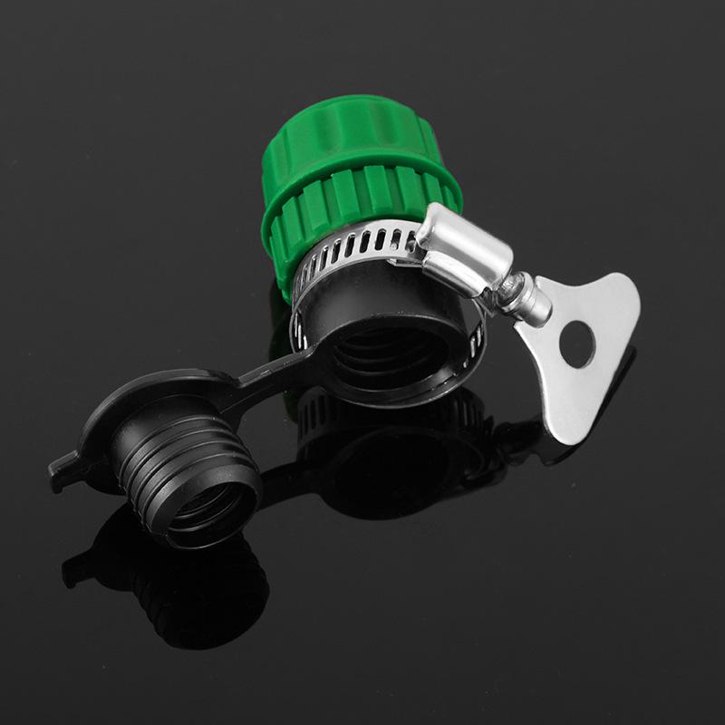 Yellow Transparent PP Garden Hose with Multifunctional Faucet Connector