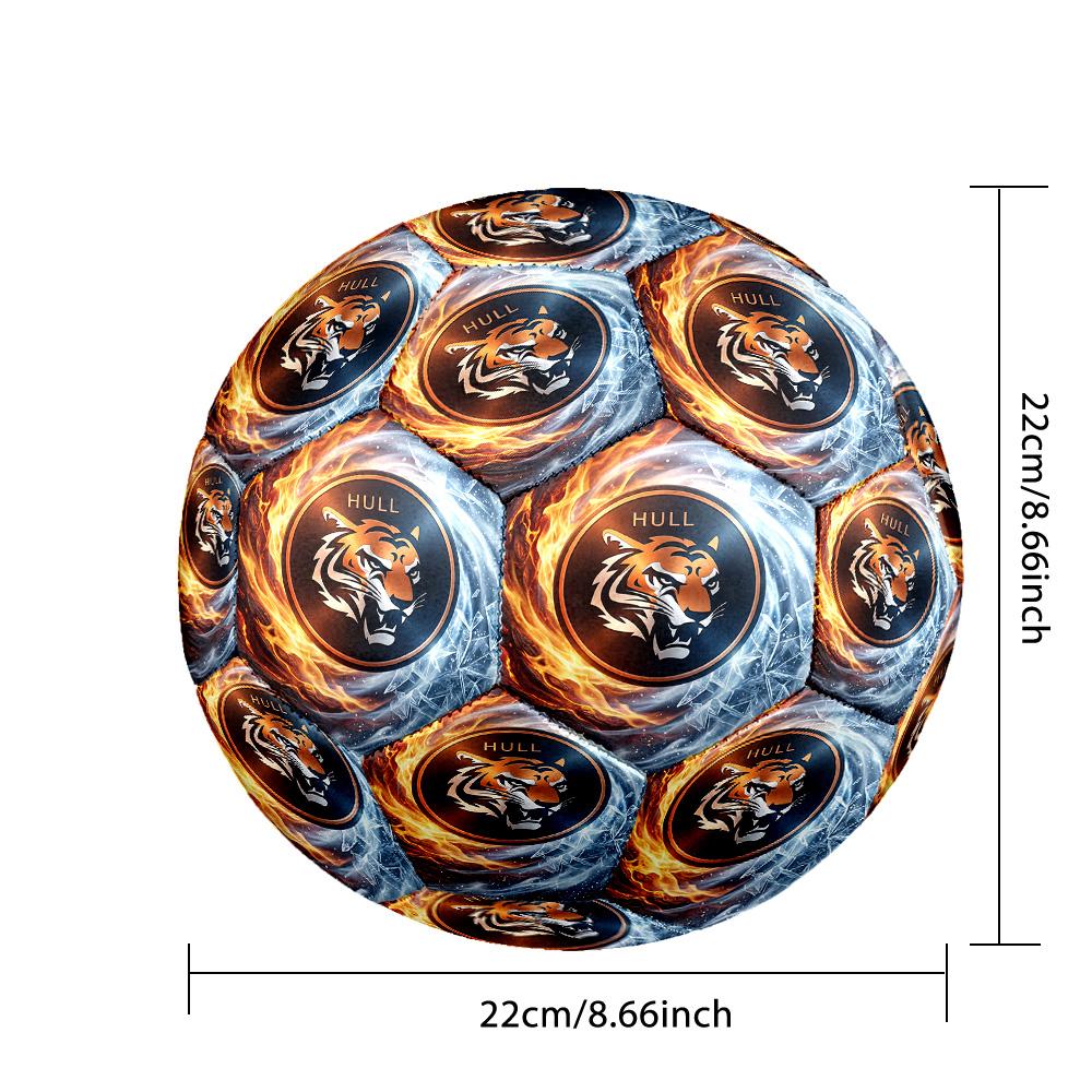 Hull City FootballPrinted Size 5 Soccer Bl, Anti Slip Adult Match Football Souvenir for Football Fans