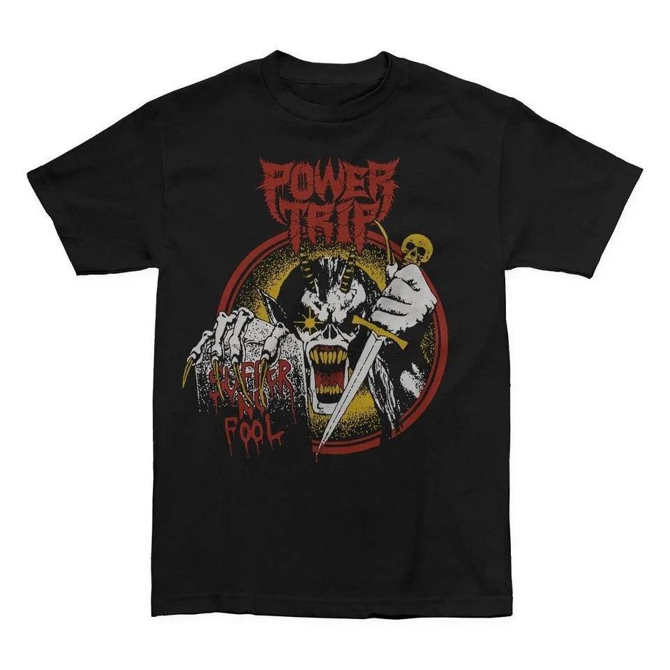 Suffer Power Trip Band Tee Shirt Classic Black Unisex S-5XL E1549 2XL