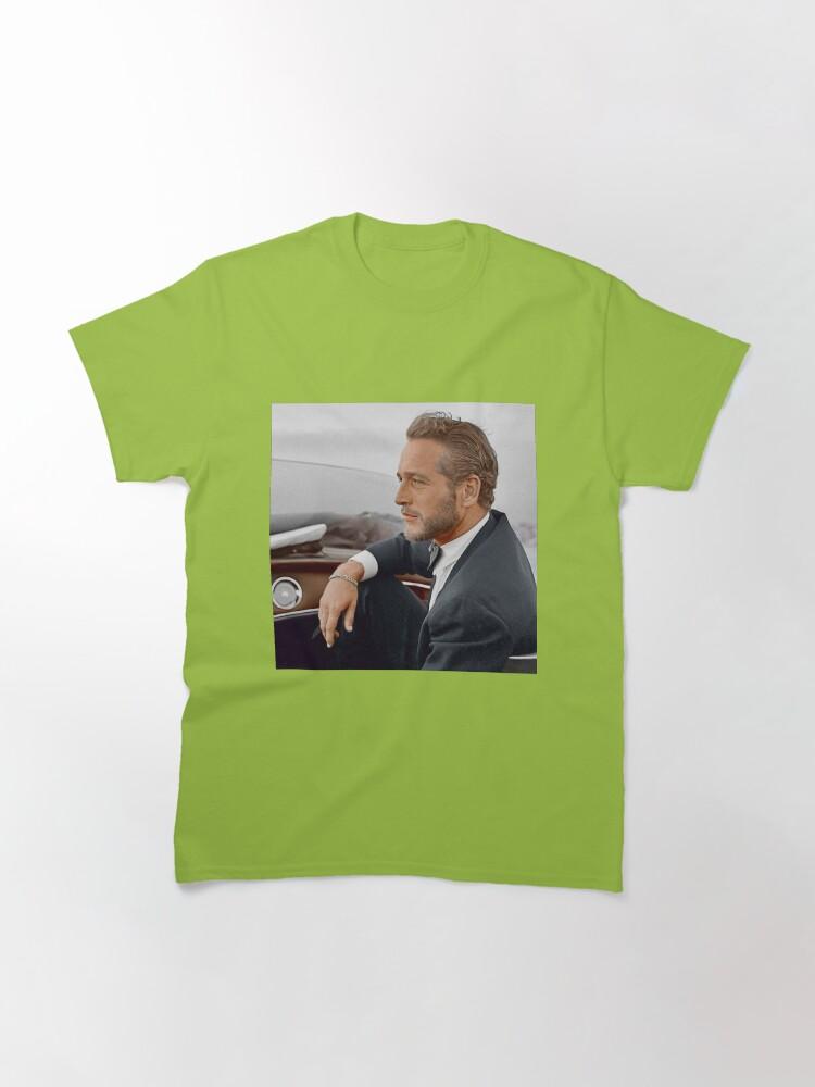Dean Martin Hand colored picture of Paul Newman. Classic T-Shirt