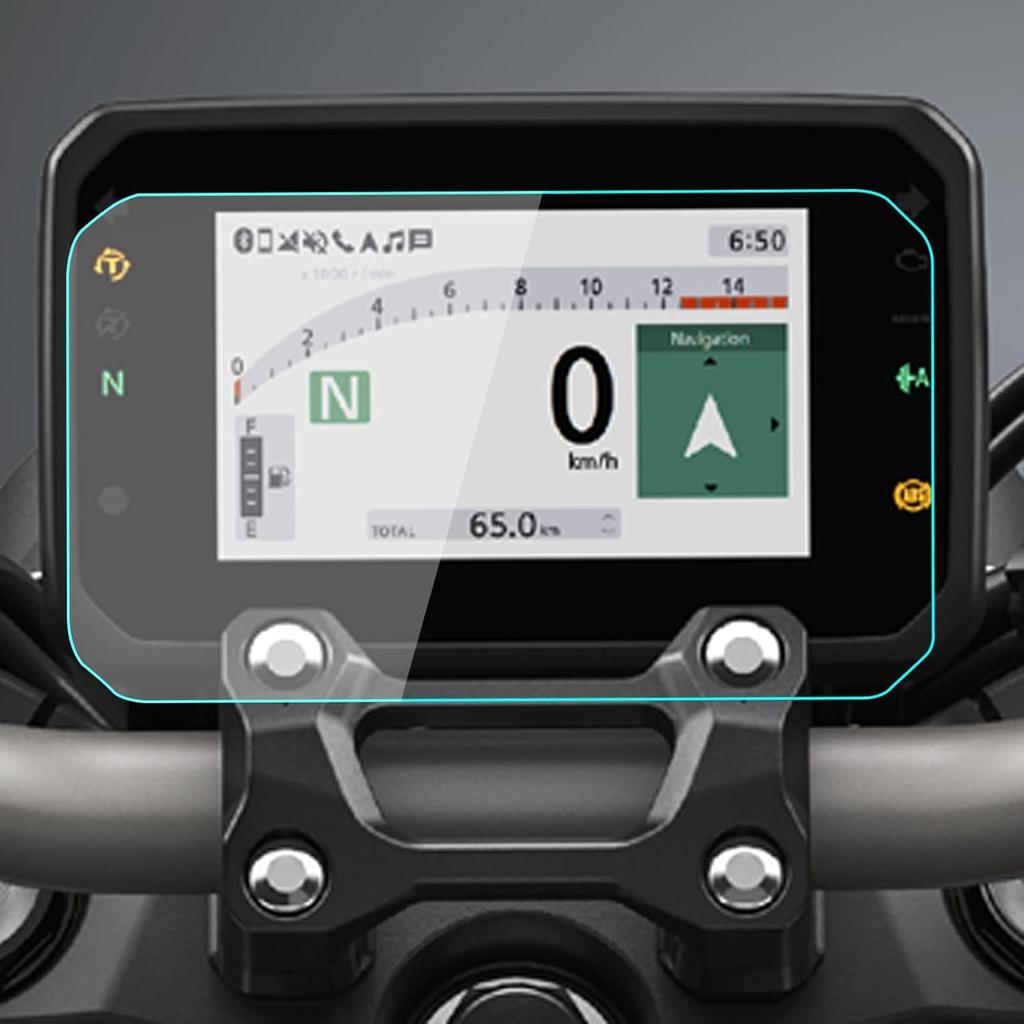 motokano Gauge Film for CB650R ('24), CBR650R ('24), and NX400 ('24) - Meter Protection Film, Set of 2