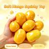Cute Mango Soft Squeeze Toy Color-Changing Realistic Fruit Squishy Toy Stress Relief Decompression Toy For Adults Gift
