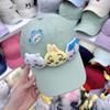 New original cartoon baseball cap female cute spring and autumn sweet simple big brim cap