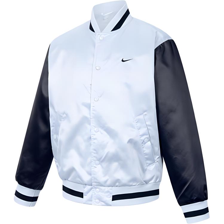 Nike DNA Therma-FIT Men s Water-Repellent Basketball Jacket Pure Platinum Black FZ0663-043 S