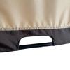 Replacement Roof for 12 x 9 Ft Curved Outdoor Pergola Construction, Waterproof Sun Protection Awning for Patio and Balcony, UV-Resistant (Beige)