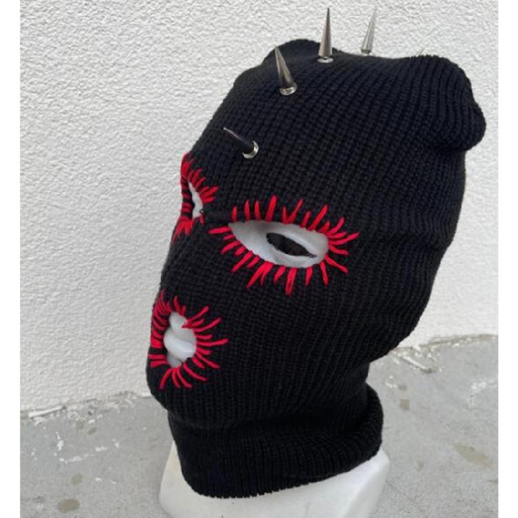 Winter Warm Cap Knit Beanie Hat Halloween Unisex Balaclava Hat Soft Headwear