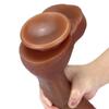 26cm Women's Masturbator Dildo with Sucker Super Soft Silicone Sex Toys Realistic Penis Anal Plug