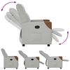 Relax Armchair Cloud Grey Fabric