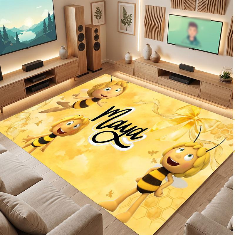 Die Biene Maja Rug Soft Thick Non Slip Floor Carpet for Bedroom Living Room Home Decor