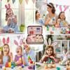 Mini Bunny Plush Easter Gift Set Soft Plush Bunny Toy Plush In Tin Comfortable Adorable Decoration Baby Shower Birthday Present