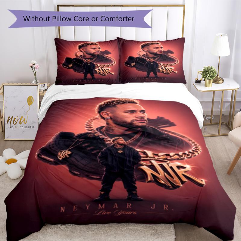 Neymar Colors Neon Art Duvet Cover Set Perfect For Bedrooms Machine Washable Christmas Gift