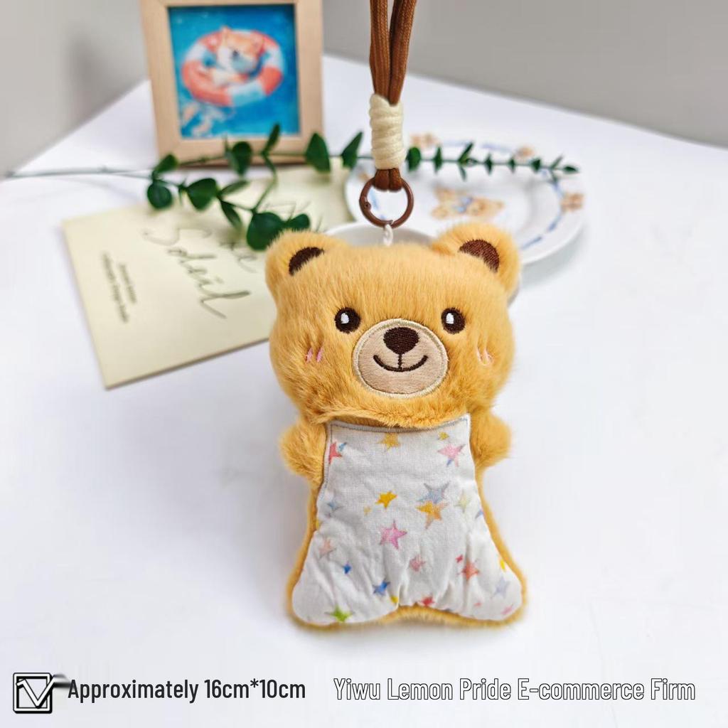 Cute Cartoon Animal Plush Keychain - Bean Bag Doll Pendant Toy