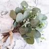5/10 pièces Feuilles de Eucalyptus Artificielles Branches Eucalipto Branche Festival brial Bouquets Mariage Maison Chambre vase diy accessoires cadeau Décor