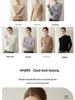 Women's Pure Cashmere High Neck Pullover - Fashionable, Versatile, Solid Color Knit Sweater