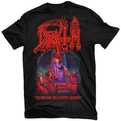 DEATH Scream Krvavá Gore Tričko NOVÉ ČERNÉ Unisex Tričko