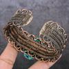 Tibetan Turquoise Handmade Copper Wire Wrap Cuff Bangle Adjustable Z1R96