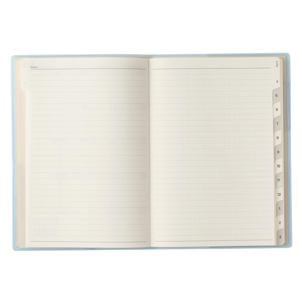 2026 Monthly Planner B6 - April Start, Sunday Start, Access Depot, Blue, Model 9734