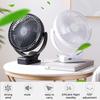 5 Inch Portable Electric Fan USB Rechargeable 5000mAh Wireless Mini Cooling Clip Desktop Fans Air Cooler for Camping Room Home
