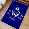1pc Chelsea FC logo Print Area Rug - Soft,Washable Non-Slip Indoor Mat for Office Chairs,Living Room,Home Office Decorative Rug