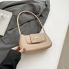 2025 new simple fashion casual small square bag women's simple fashion baguette bag trendy fashion shoulder armpit bag