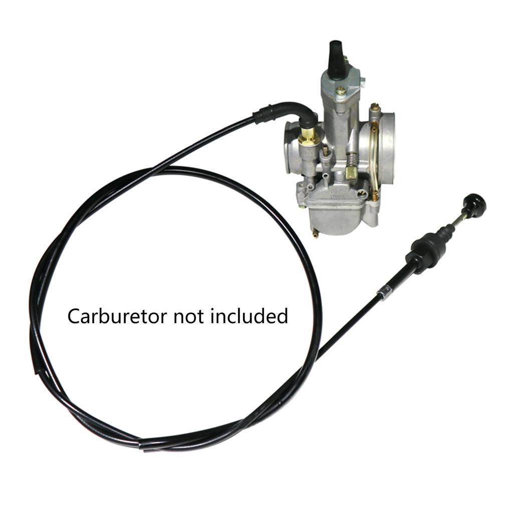 Motorcycle Carburetor Choke Cable Wire Harness 1300mm Line Compatible with PE TRX350 Dirt Pit Bike Motocross Accessories