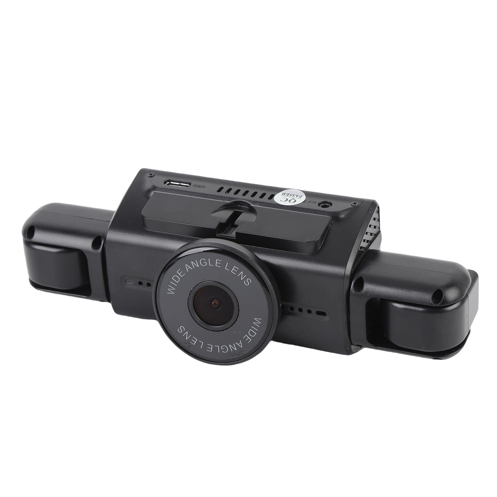 

2K HD Видеорегистратор Передний Задний Внутри Левый Правый Широкоугольный 3-дюймовый Экран WiFi Видеорегистратор с Картой Памяти 64 ГБ для Автомобилей