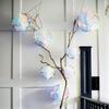 Seven-Color Gradient Flower Ball: Neon Film Snowflake Decoration for Parties & Events