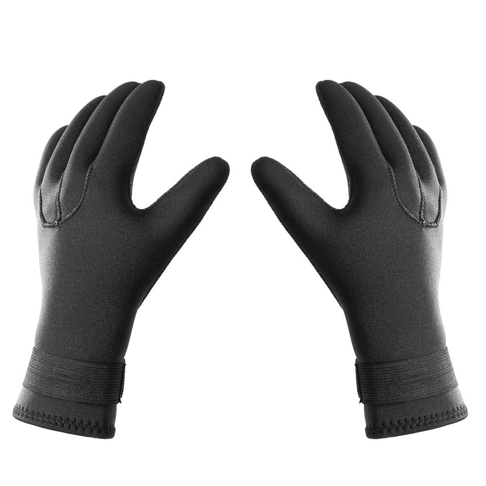 1Pair 3mm Neoprene Diving Gloves Thermal Anti-slip Wetsuit Gloves for Surfing Fishing Kayaking Swimming Rafting S