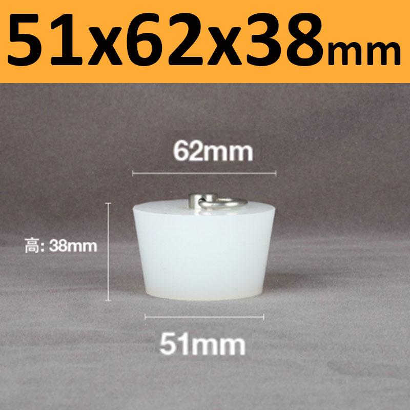 1Pcs Clear Conical Rubber Stopper HIGH TEMP Silicone Plugs Sealing Tapered Rubber Electroplating Paint With Steel D Shape Handle