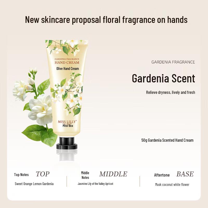 Miss Lilly Gardenia Scented Hand Cream