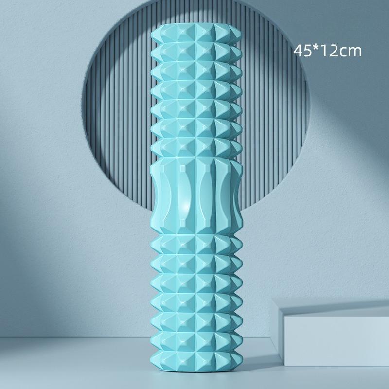 Foam Axis Yoga Column Muscle Relaxation Yoga Massage Stick Hollow Mace Stick Fitness Roller синий