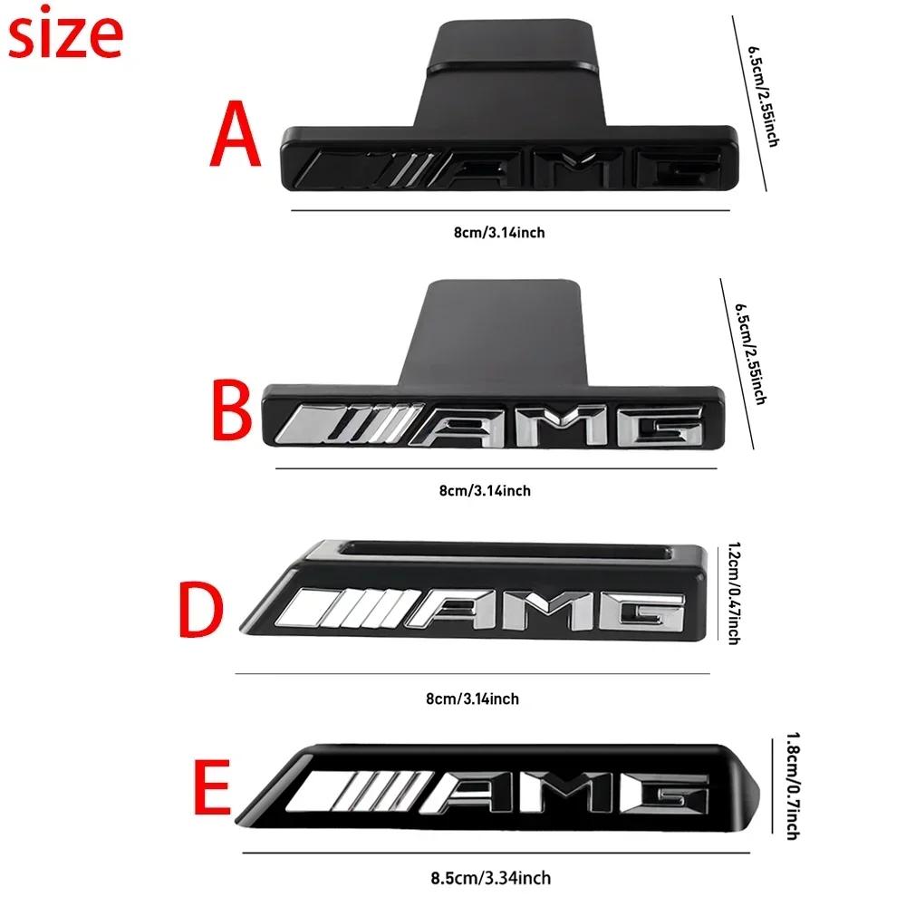 1pc ABS AMG Grill Grille Emblem Grille Sticker Emblem Badge Sticker For AMG Mercedes-Benz W463 W464 W461 G63 G65 Car Accessories