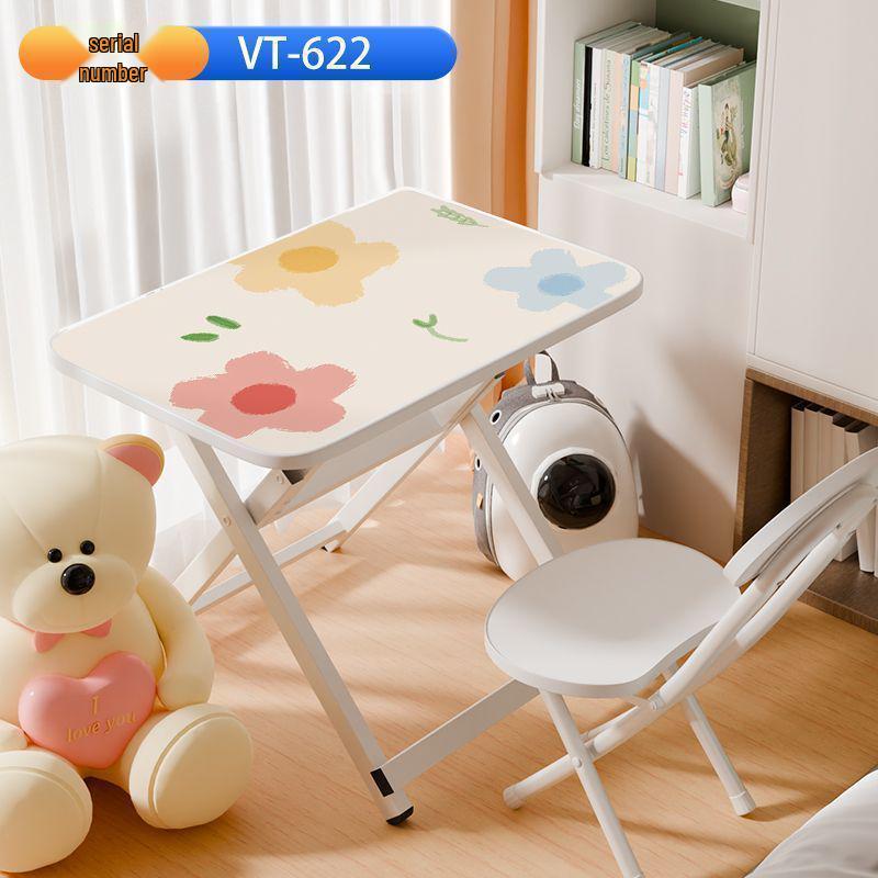 Przenośny wielofunkcyjny składany zestaw biurka i krzesełka dla dzieci - Nie wymaga montażu