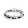Jbans Classic Cross Surgical Chain 315 Black Rondelle Gold Ball 026 Bracelet Set (Y2101-Se805_Bk)