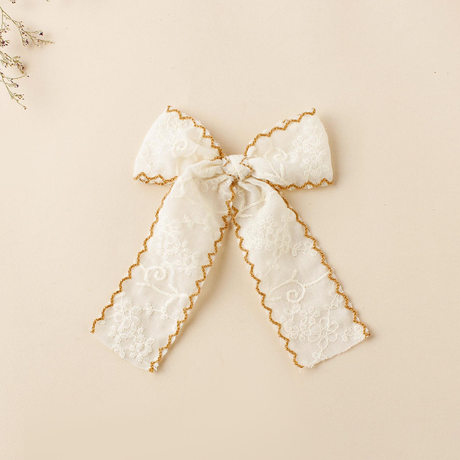 

Шпильки для девочек, белые кружевные банты, заколки для волос, милые заколки для волос, школьные милые головные уборы для девочек, принцесс, детские аксессуары для волос жёлтый