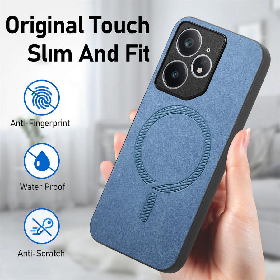 For OPPO Realme GT8 Pro 5G Luxury Case Wireless Charging Etui Realme GT 8 8Pro Magnet Leather Back Cover