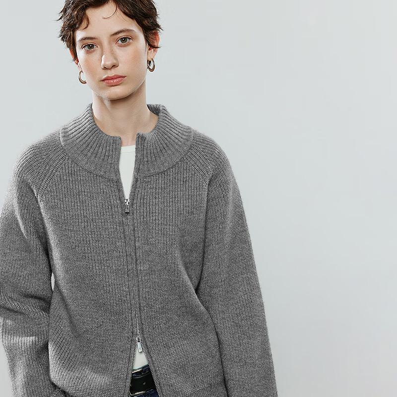 Women's Half-Zip Knit Cardigan Sweater