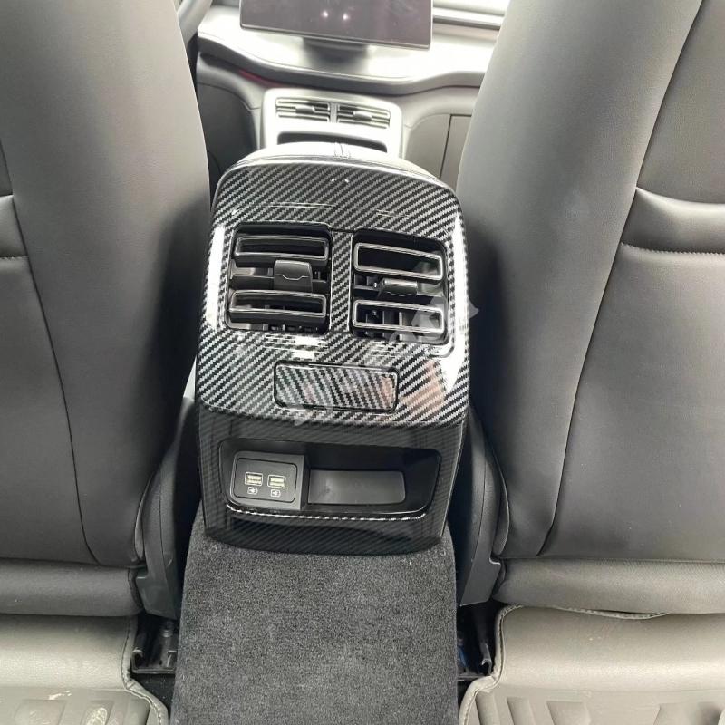 LHD RHD For BYD SEAL 5 dmi Chaser 05 Chazor King DM-i 2024+ ABS carbonfiber Gear Window Control Panel Air Vent Outlet Cover