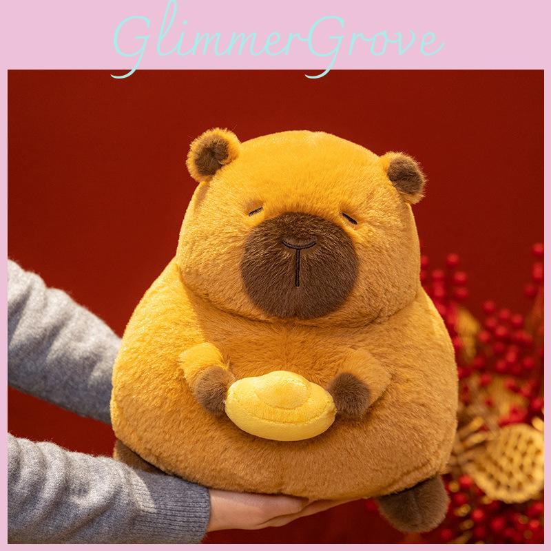 Cute Capybara Plush Doll Capybara Charm Money God Plushie New Year Gift