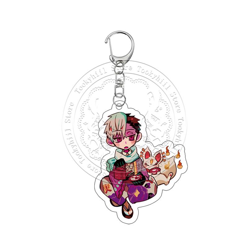 Hanako-kun Cartoon Acrylic Keychain Kawaii Nene Aoi Sousuke Anime Role Characters Collection Acg Pendant Bag Decor Birthday Gift