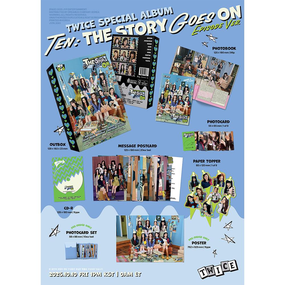 (EPISODE Ver.) TWICE Special Album - TEN : The Story Goes On