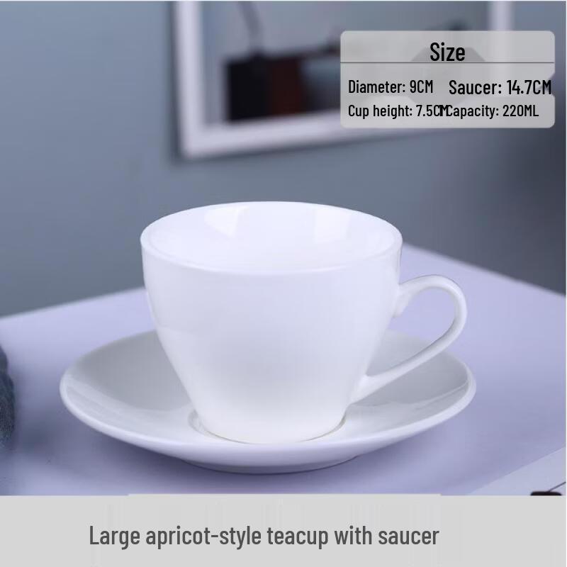 

Shangqi Bone China Coffee Cup and Saucer Set