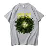 LAMB OF GOD Maglietta Unisex Burst 2026 Girocollo Unisex 100% Cotone Manica Corta Y2k Oversize Moda Maglietta Popolare