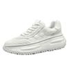 Boys' First-Layer Cowhide Thick-Soled Dad Shoes Ins Super Hot Men'S Trendy Shoes, Leather Versatile Men'S Sports And Leisure Shoes