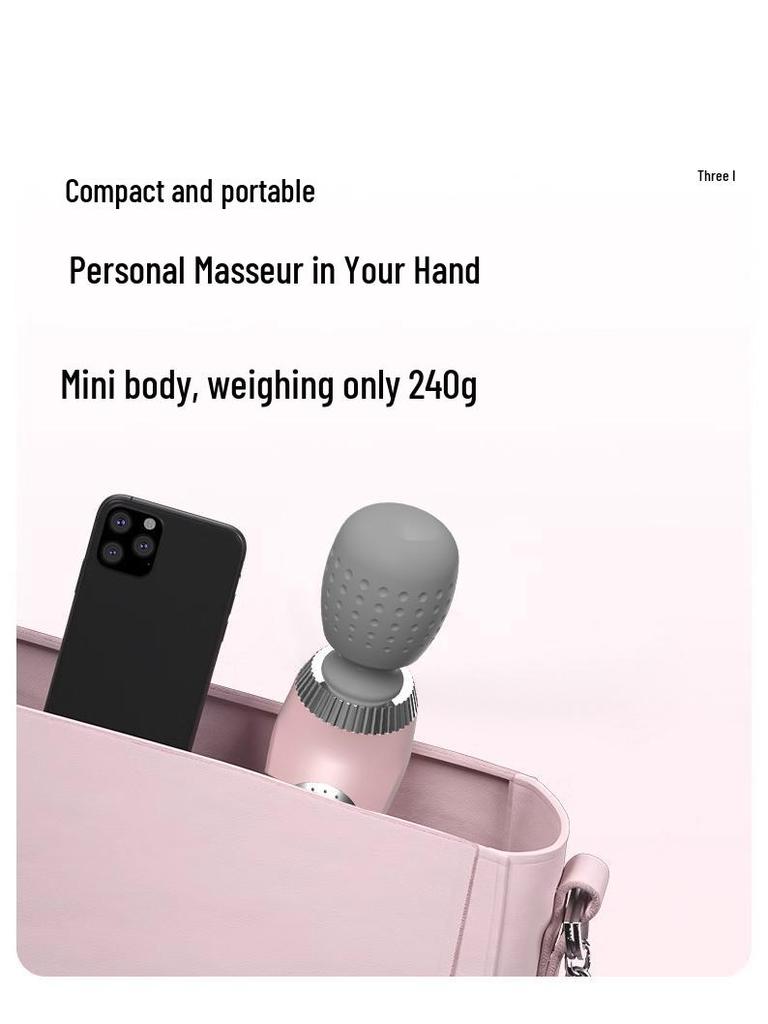 Rechargeable Wireless Handheld Massager for Full-Body Relief