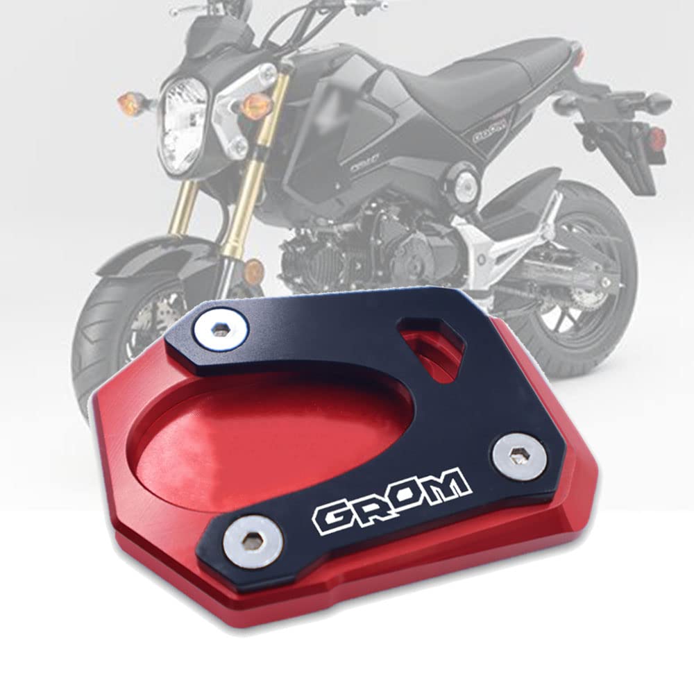 

FOR Honda Grom 125 GROM 125 MSX 125 2013-2021 2022 2023 Motorcycle CNC Kickstand красный
