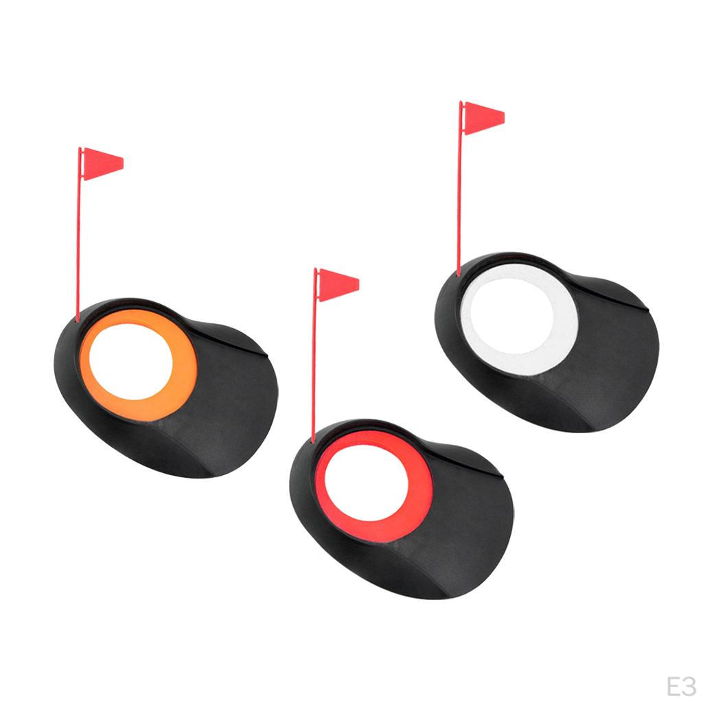 Golf Putting Training Cup Hole Hitting - White 2