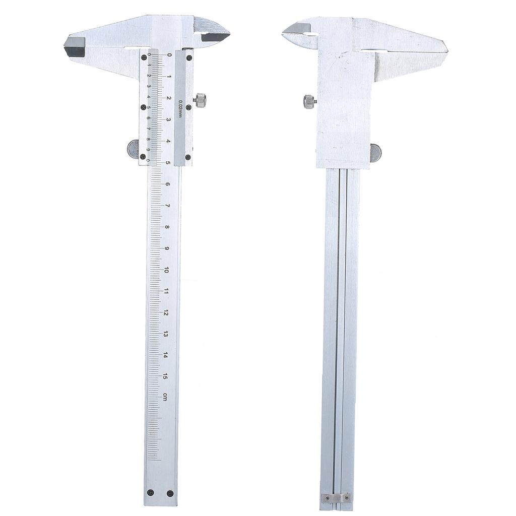 Profesjonalowy Suwmiarka Noniuszowa Ze Stali Nierdzewnej 0150mm Narzędzie Pomiarowe z Suwakiem Wewnętrzne Zewnętrzne